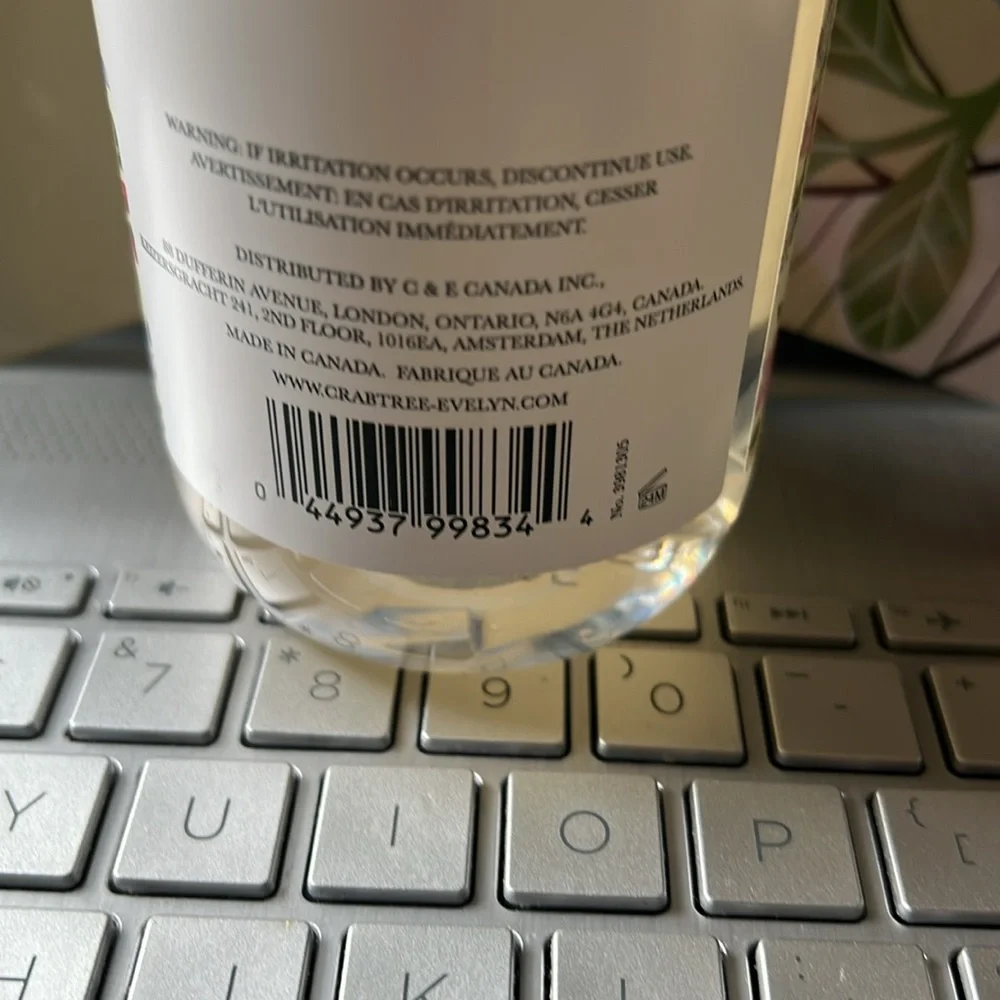Crabtree & Evelyn Summer Hill Hand Wash 16.9 oz Fresh!